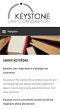 Mobile Screenshot of keystonelawcorp.com